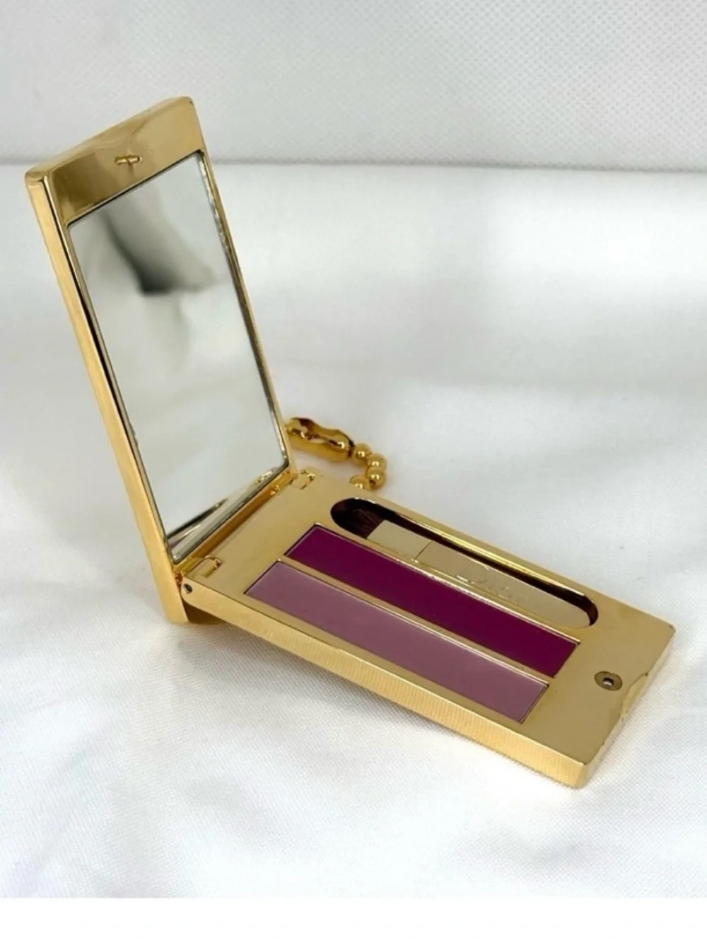 DIOR Sparkling Duo 370 Happy Few Limited Edition Gold Luggage Tag